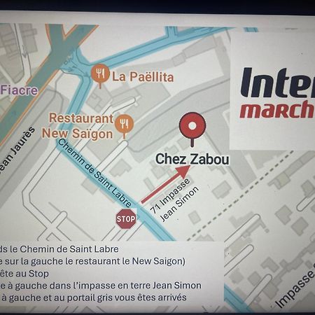 Chez Zabou Apartment Карпентра Екстериор снимка